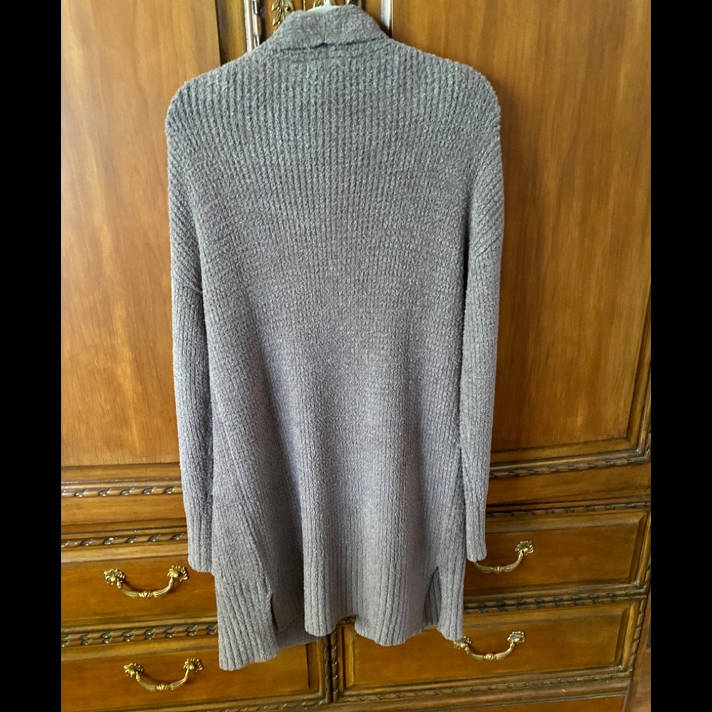 ❤BAREFOOT DREAMS Weekend Cardigan L Ash NWT - Picture 4 of 7
